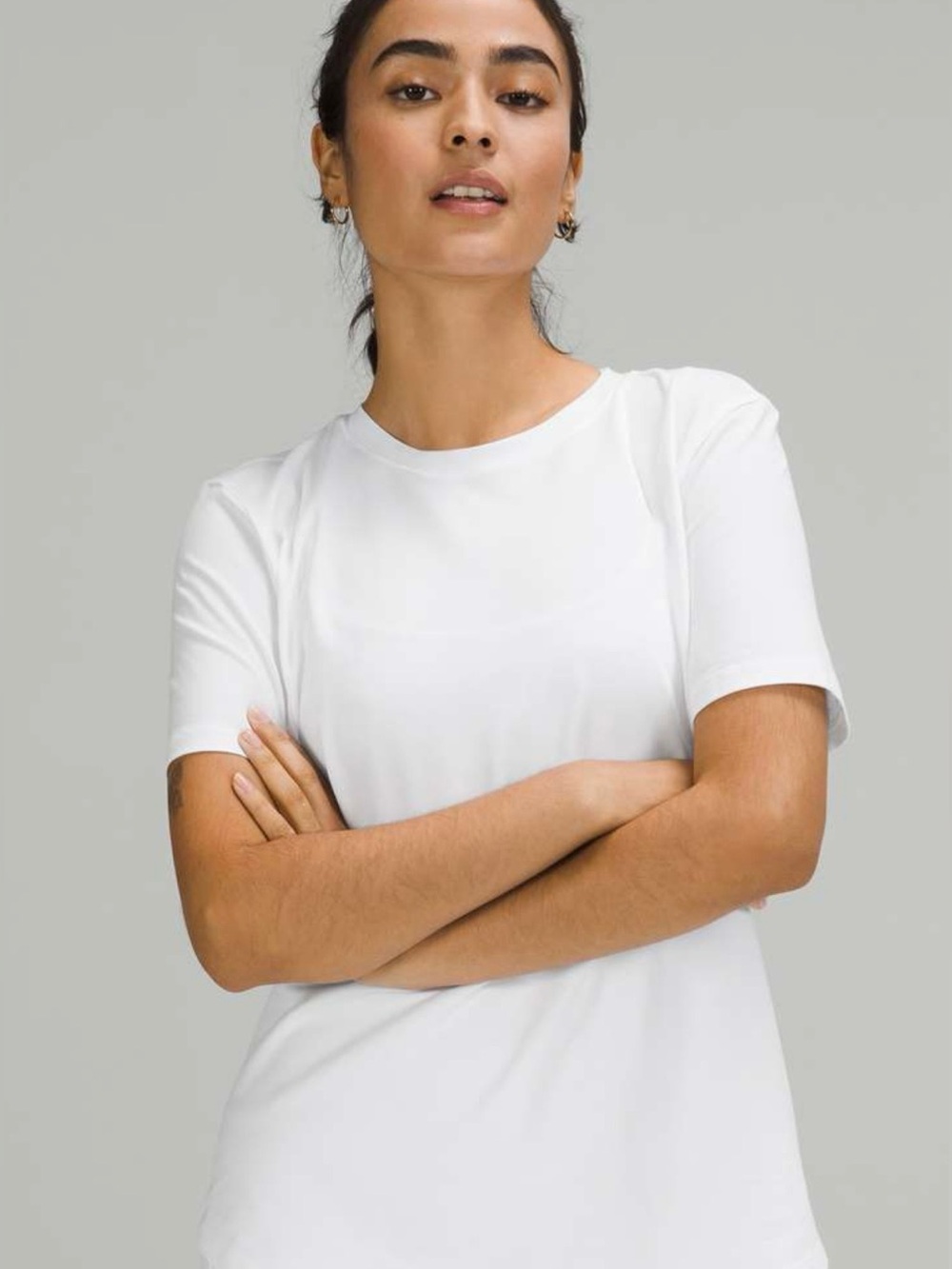 Lululemon Love T-Shirt White, size 4, EUC!